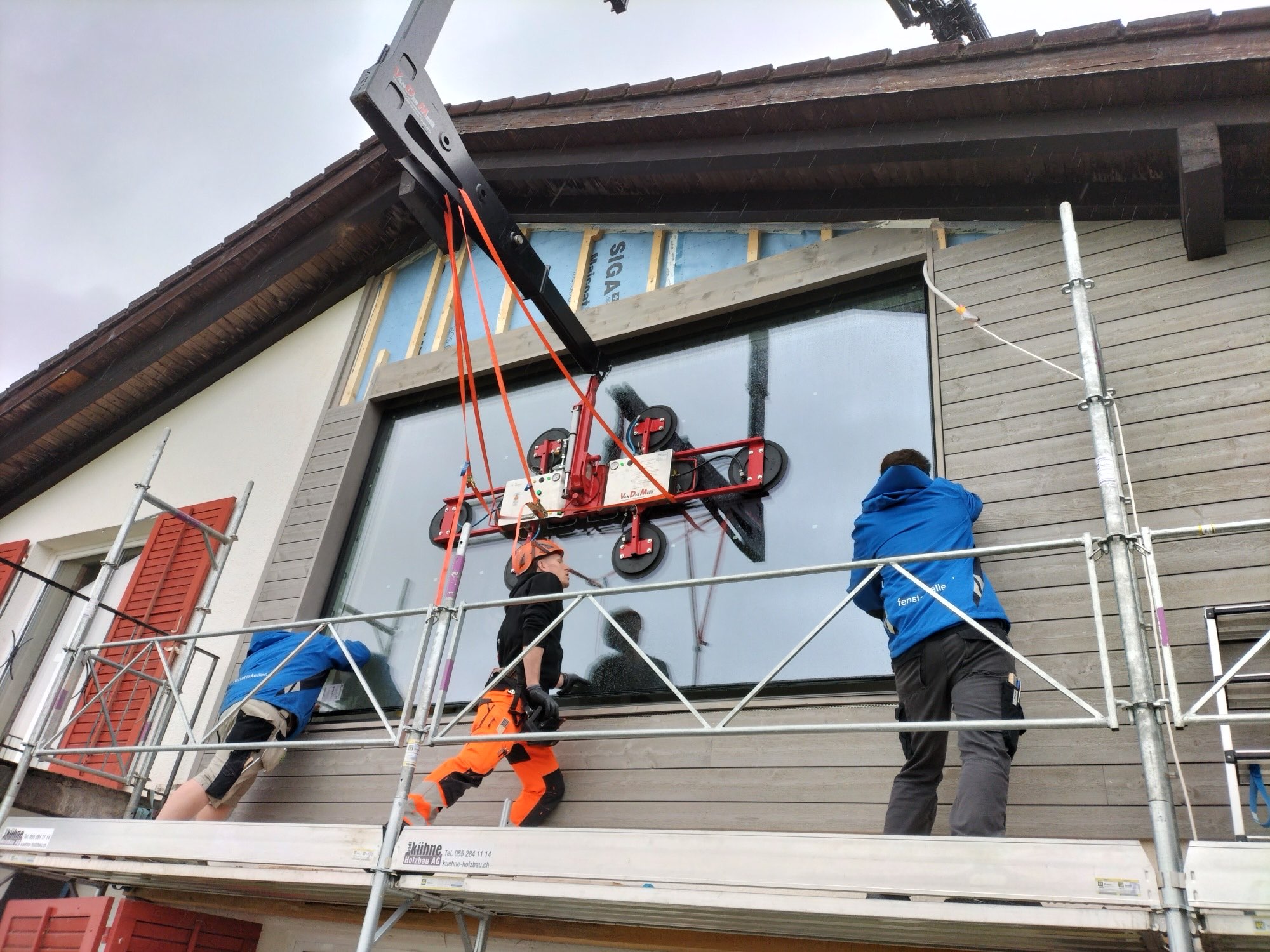 Einbau einer grosszügigen Fensterfront